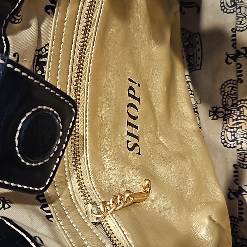 Juicy Couture Handbag Purse Y2K Vintage Brown Gold - Picture 8 of 14